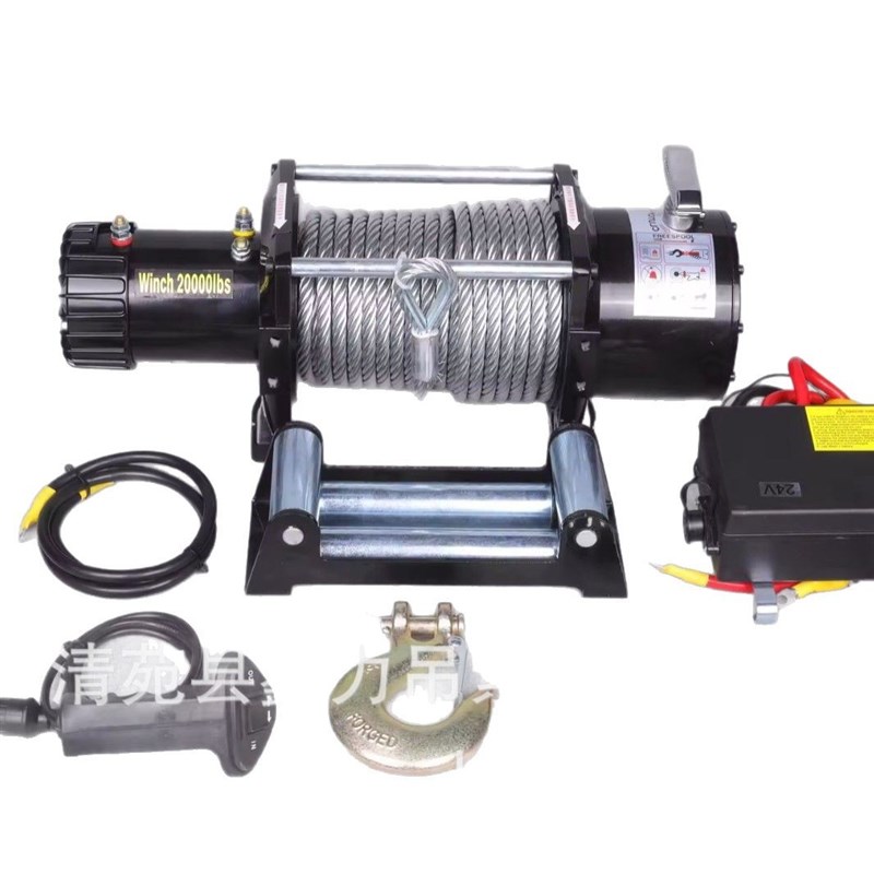 电动绞盘电动绞盘12V24V电动绞盘微型电动绞盘绳绞盘10吨绞盘刹车