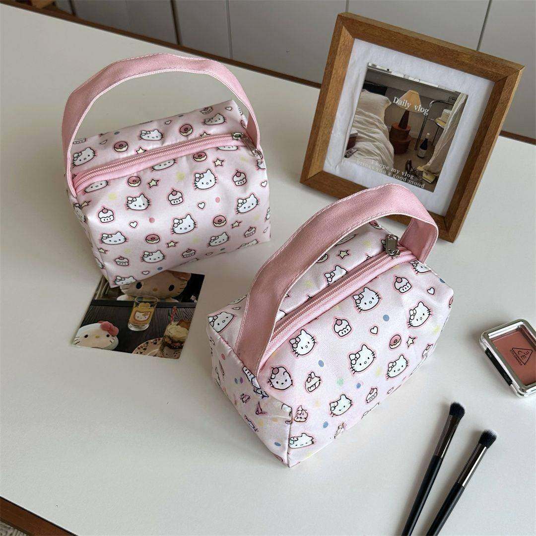 ityt卡通手拿化妆包棉布k爱少女便携螺茗春大容量旅行洗漱包零可,收纳整理,化妆包,淘宝优惠券,粉丝福利购,淘宝优惠卷