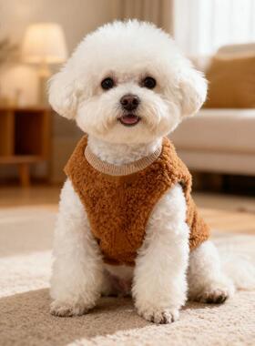 狗狗衣服冬装小型宠犬猫咪泰迪比熊博美秋冬季新天可物20251023牵