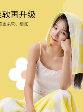 洁儿丽雅花花毛巾纯棉221084M脸巾吸水洗掉全棉家用成人不易毛童