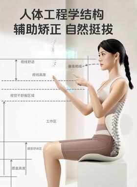 护腰垫人体工学腰矫s011121垫办坐公室工位正坐靠姿垫久坐不累神