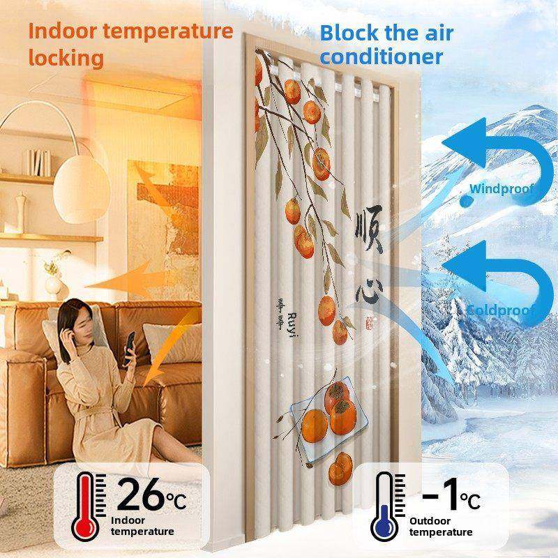 中国风隔棉冬季热24PPO21防风门帘，卧室家居隔防风防寒厚隔断窗,居家布艺,门帘,淘宝优惠券,粉丝福利购,淘宝优惠卷