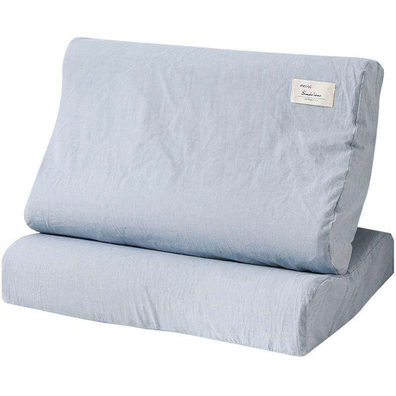 纯棉乳枕套一对装40x60全棉记童棉枕头套忆单个儿50YYL0719x30胶