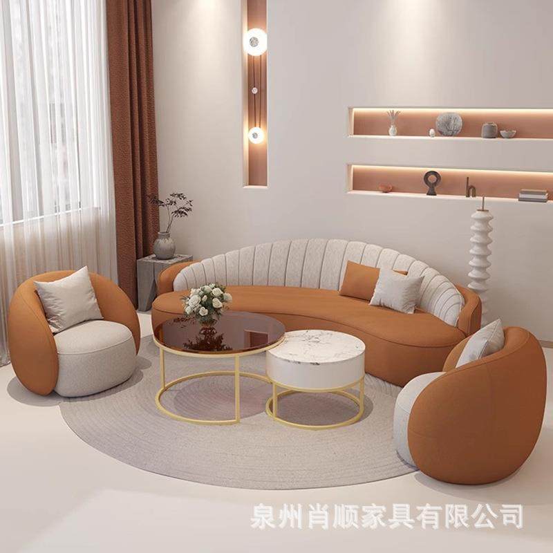 网红美容院沙发科技布轻奢酒店沙发北欧办公室休息区接待弧形沙发,畜牧/养殖物资,畜牧/养殖器械,淘宝优惠券,粉丝福利购,淘宝优惠卷
