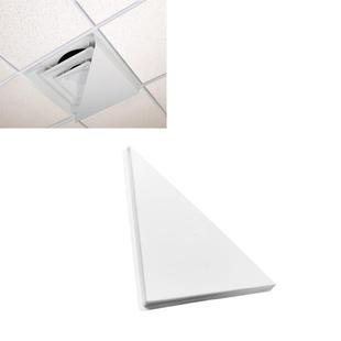 角落空气分流器三角形通风口导流板适用于2 2Ft天花板空气扩散器