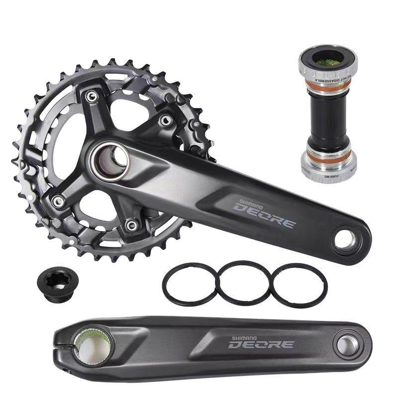 禧玛马诺M4100牙盘2x10速175腿长双盘不带中轴