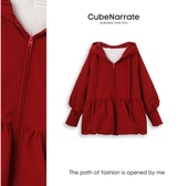 枋叙 雪芙朵朵 小众设计连帽毛毛外套CN1224L119