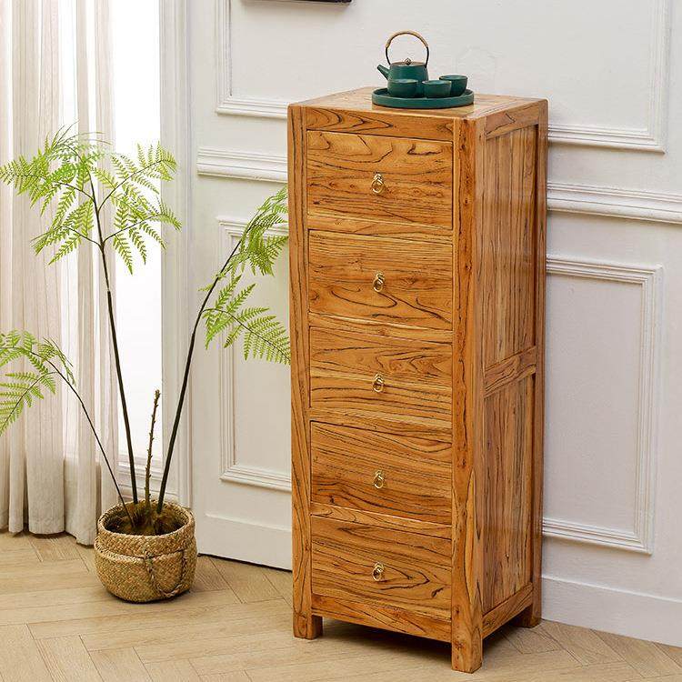 老榆木五斗柜新中式实木收纳斗柜客厅原木抽屉式落地储物柜,电子元器件市场,其它元器件,淘宝优惠券,粉丝福利购,淘宝优惠卷