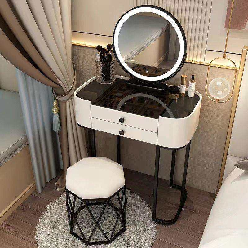 轻奢小户型岩板梳妆台卧室现代简约透明桌面玻璃主卧床头化妆桌,电子元器件市场,其它元器件,淘宝优惠券,粉丝福利购,淘宝优惠卷
