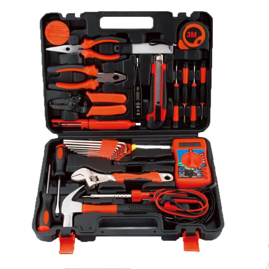 手动五金工具套装电工维修工具箱家用套装组合电脑电器修理工具