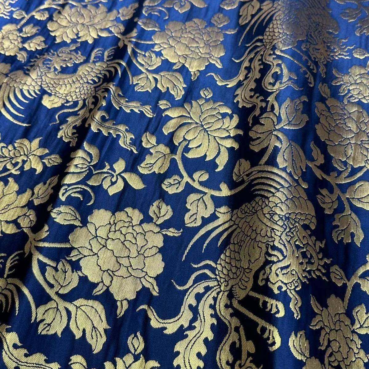 凤穿牡丹纯手工织金云锦100真丝织金金箔60姆米80门幅新中式,特色手工艺,其他特色工艺品,淘宝优惠券,粉丝福利购,淘宝优惠卷