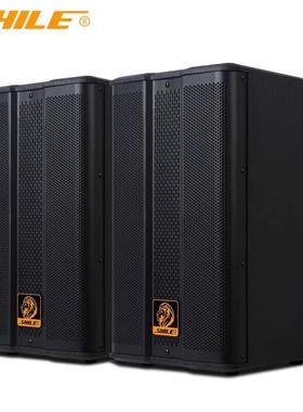 狮乐BX-503音响8英寸木质壁挂培训舞蹈会议室教学家用卡拉OK音箱