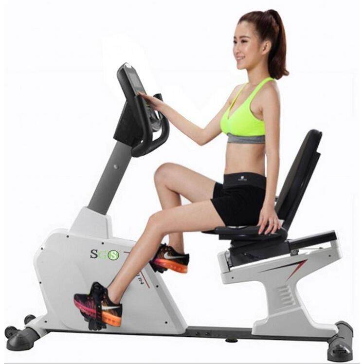 商用车中老年卧式健身车健身磁控车强身脚踏车动感单车健身器材