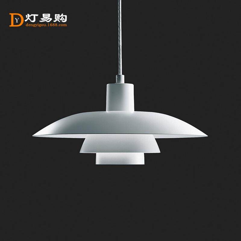 北欧风格创意个性现代简约轻奢灯餐厅吧台PH3/4楼梯过道单头吊灯