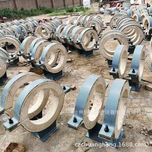 垂直隔热支撑环镁钢管托隔热环滑动支座导向管托镀锌管夹