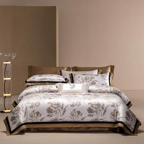 秋冬全棉100支澳棉数码印花床上四件套轻奢被套纯棉床单用品4