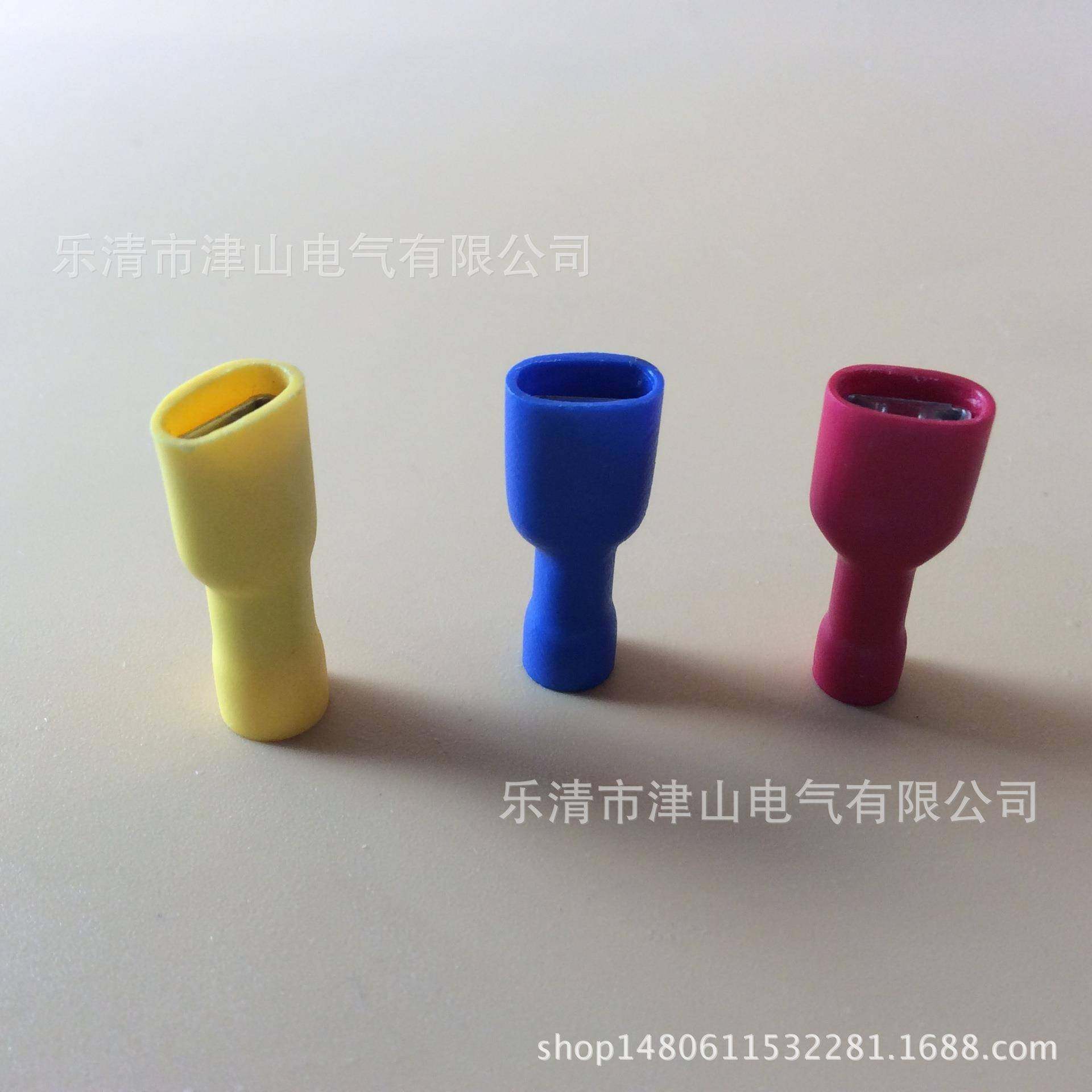 FDFD1.25-187（5）冷压全绝缘接头4.8插簧接线鼻子母全绝缘端子