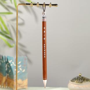 晋唐小楷毛笔古法书法书画写卷适用毛笔狼羊兼毫抄经临摹短锋毛笔