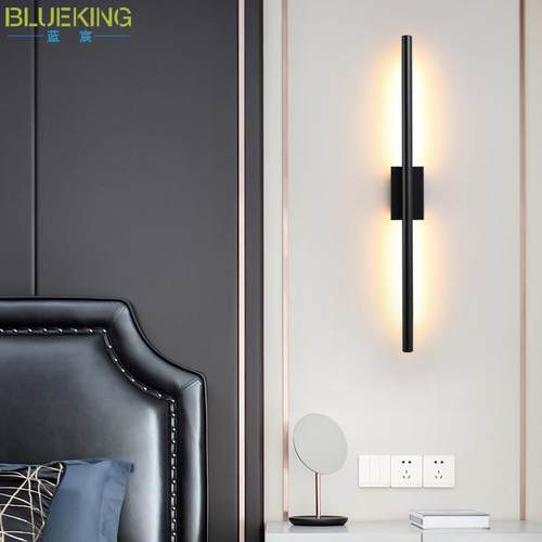 简约现代家居装饰卧室线条灯带壁灯创意镜前灯灯具照明灯饰床头灯