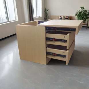 简约现代暗格床头柜多功能私房钱刷卡锁环保收纳暗层隐藏式暗格柜