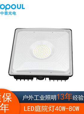 美式LED加油站灯50W100W200W嵌入式吊顶中石油石化防爆灯天棚灯