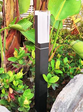 led户外铝质草坪灯方形亚克力景观插地灯别墅园林草地灯庭院