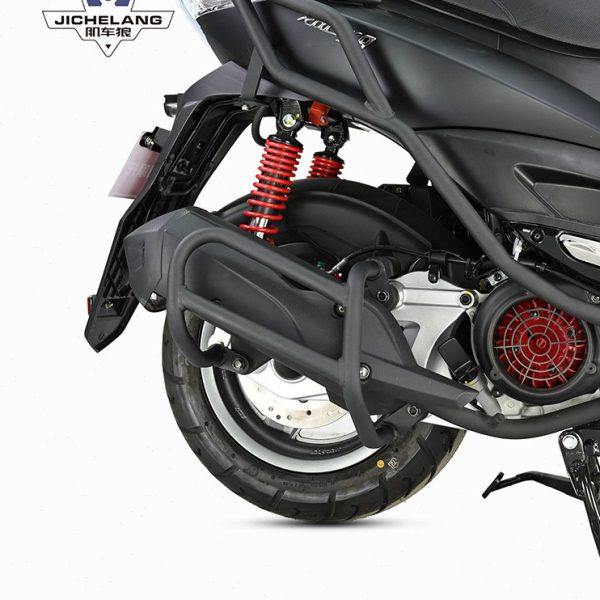 肌车狼 适用23款光阳弯道150排气管防护杠防摔保险杠防撞保护改装