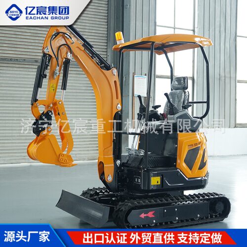 跨境小型挖掘机家用农用挖土挖沟小挖机1.8吨柴油履带小型挖掘机