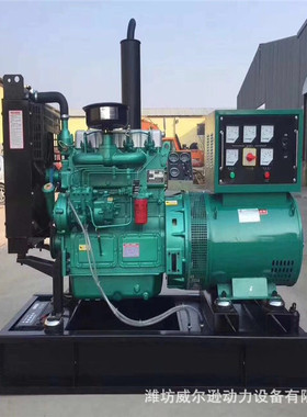 潍坊柴油发电机组150kw200KW250kw300kw自动无刷30KW 50KW发电机