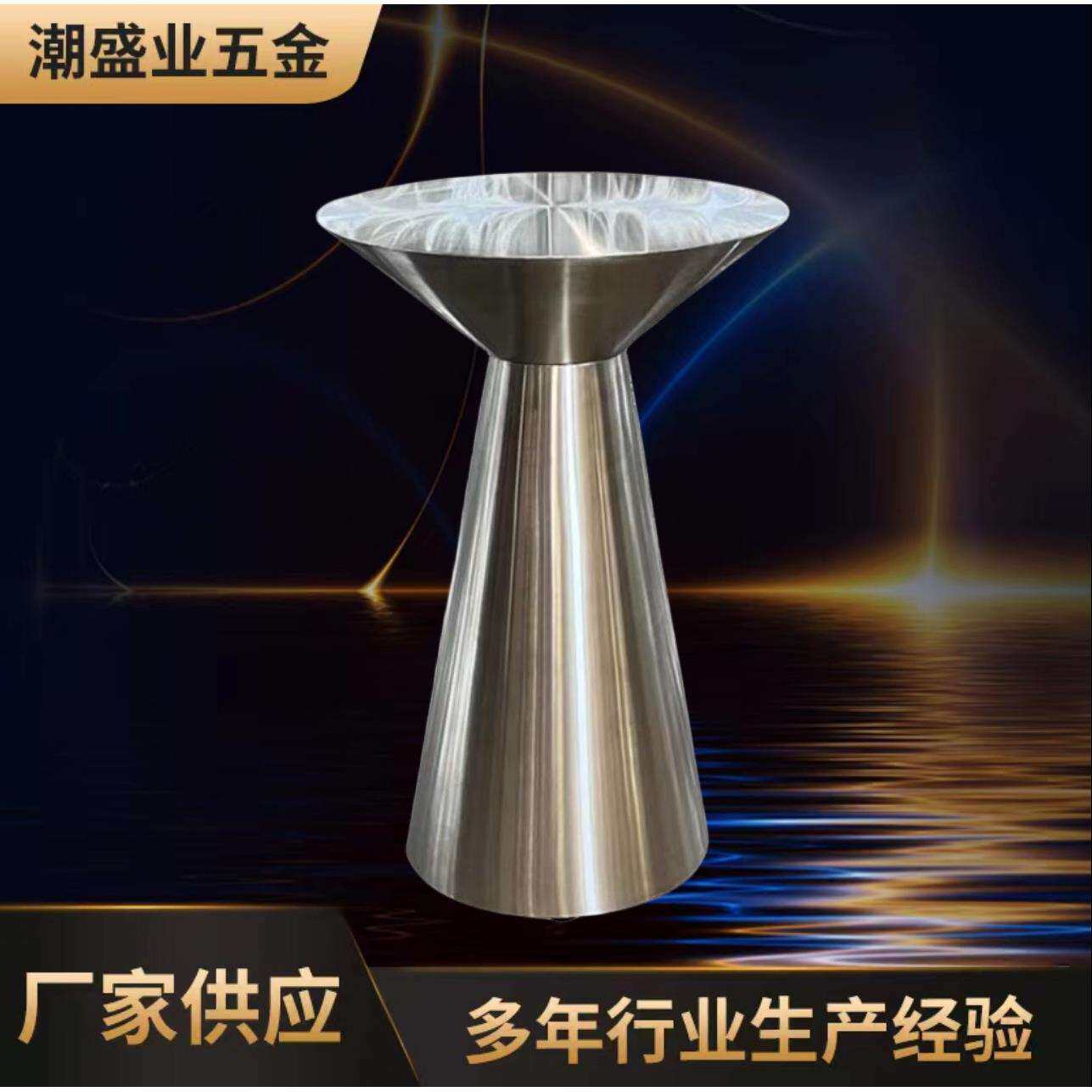 不锈钢吧台简易西餐厅户外小型酒吧铁艺现代简约可移动靠背咖啡厅