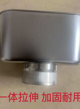 批304不锈钢雨水斗屋檐落水斗DN75PVC排水管方形接水漏斗雨水管漏