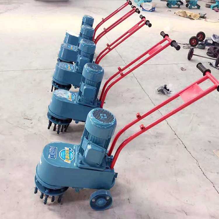 钢丝绳头清灰机 电动圆形清渣机混凝土地面清渣机钢板除锈机