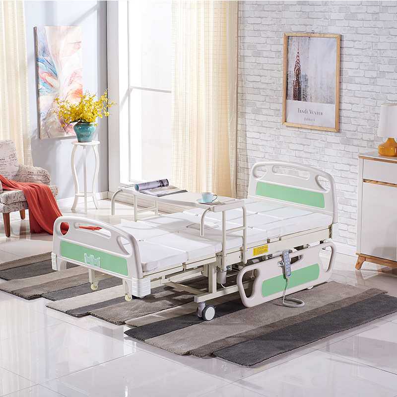 源头工厂ABS护栏全翻电动多功能护理床居家卧室用老年人护理床