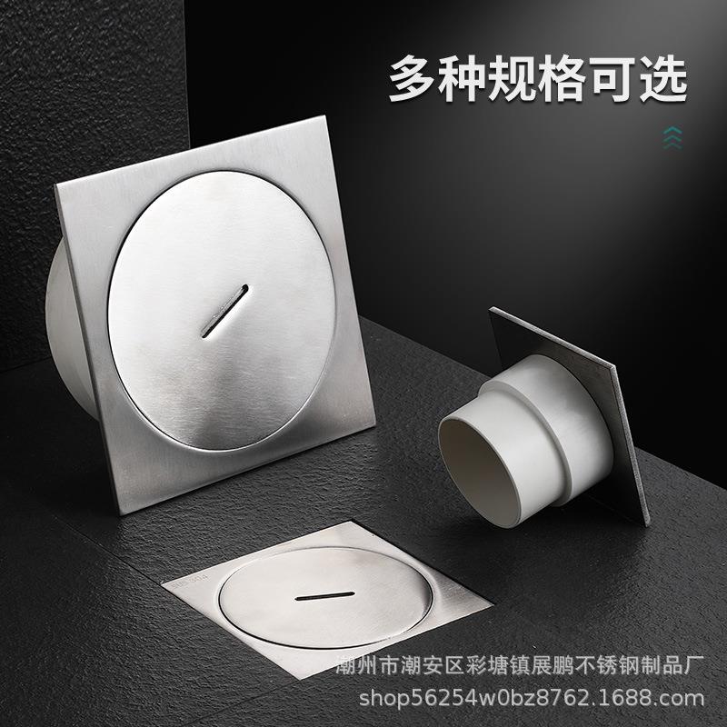 不锈钢304下水道清除口 加厚清扫口地漏DN110 DN160排水管检查口