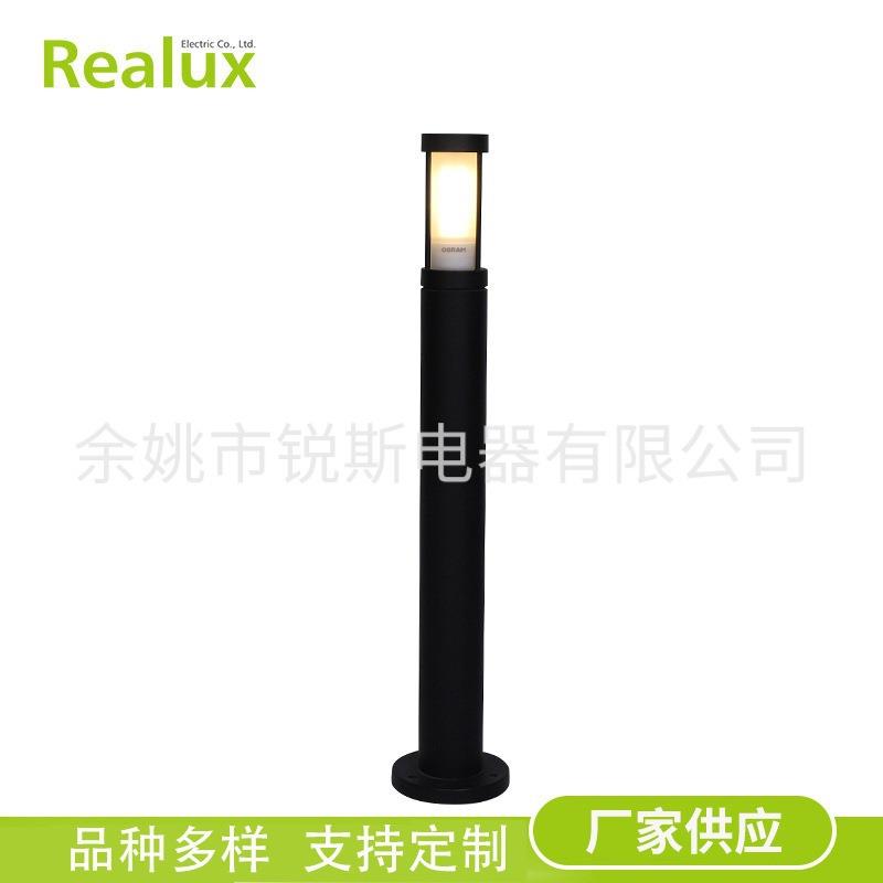 供应E27灯头户外草坪灯11W柱形白炽灯公园照明草坪景观灯