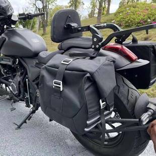 帆布包改装 珊艺复古机车无极CU525金吉拉黑骑500春风450CLC经典 款