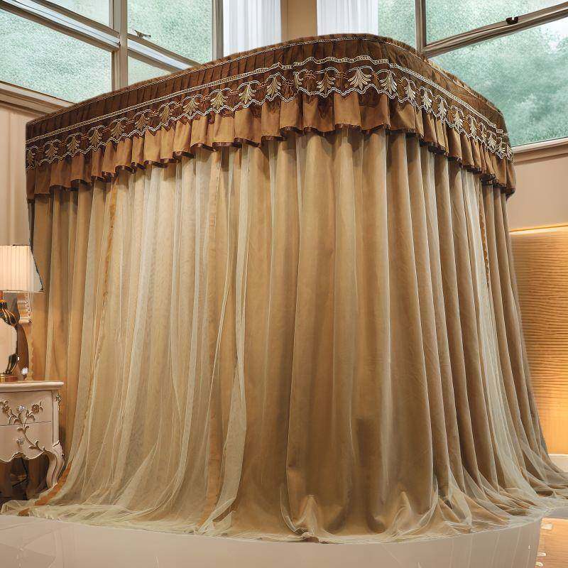 双层床幔式蚊帐加厚遮光导轨蚊帐U型家用加粗不锈钢支架防尘蚊帐,农用物资,其他肥料,淘宝优惠券,粉丝福利购,淘宝优惠卷