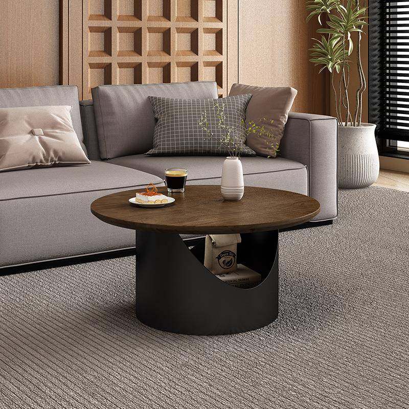 中古风法式复古白蜡木纯实木小户型圆形茶几创意简约客厅小茶几,电子元器件市场,其它元器件,淘宝优惠券,粉丝福利购,淘宝优惠卷