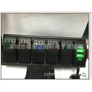 12-24V5位带USB改装开关汽车改装牧马人开关USB