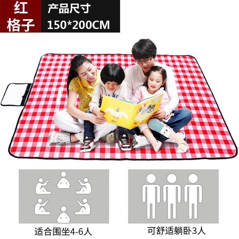 森系野餐篮带轮野营户外旅行拉杆式购物篮旅游便携保温餐箱带餐具