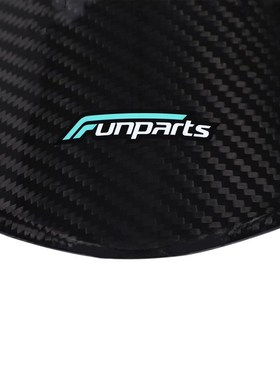 FunParts适合虬龙轻蜂Sur-RonX/S电动摩托车碳纤维后减震挡泥板