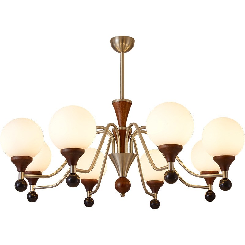 客厅吊灯美式中古风餐厅大厅主灯法式复古南洋风卧室灯饰中山灯具