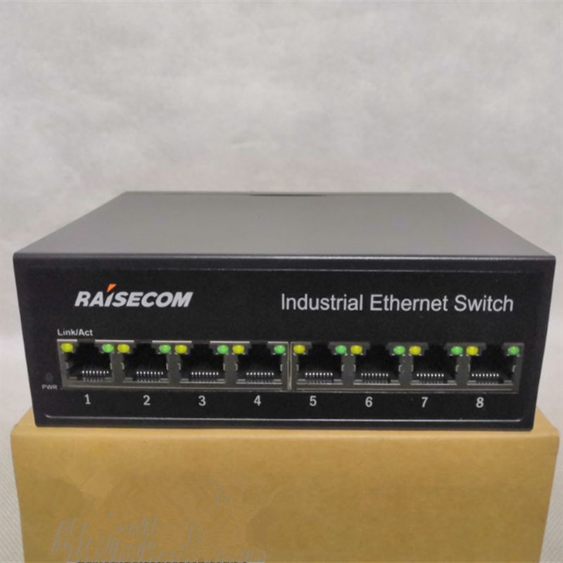 瑞斯康达ISCOM1008-I-8FE-DCW24卡轨式工业级交换机