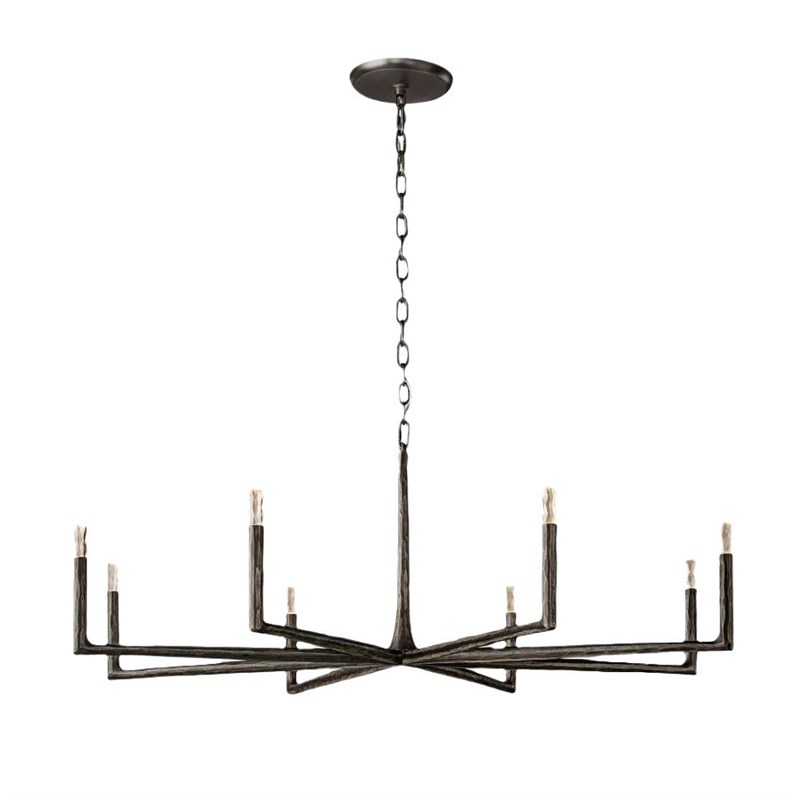 高端美式全铜客厅吊灯复古轻奢水晶别墅餐厅灯具RH设计师款吊灯