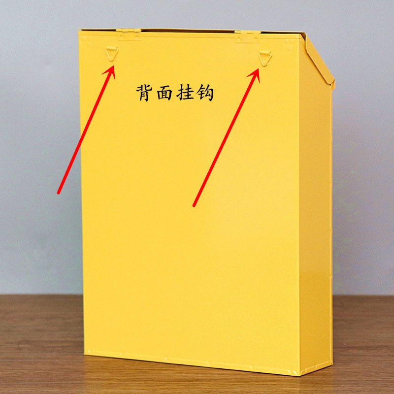 复古铁皮带锁信箱室外挂墙信件箱创意邮箱邮筒家居装饰墙面壁挂饰