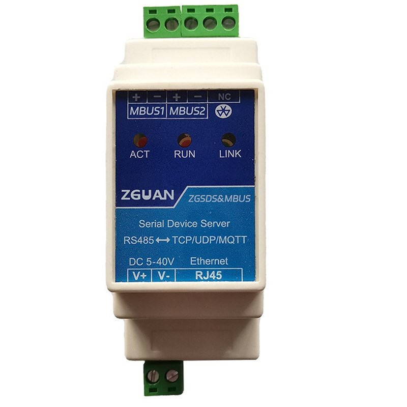 220V交流导轨4G DTU模块mbus/485数据电表透传配电箱联网通