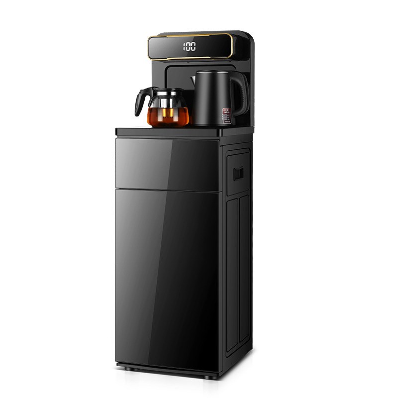 饮水机家用小型新款立式下置水桶温热款全自动茶吧机触摸即热式
