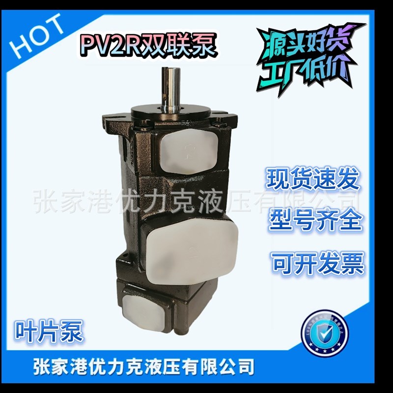 双联叶片泵PV2R11-6-19-F PV2R11-6-23-F高压泵PV2R11-6-25-F液压