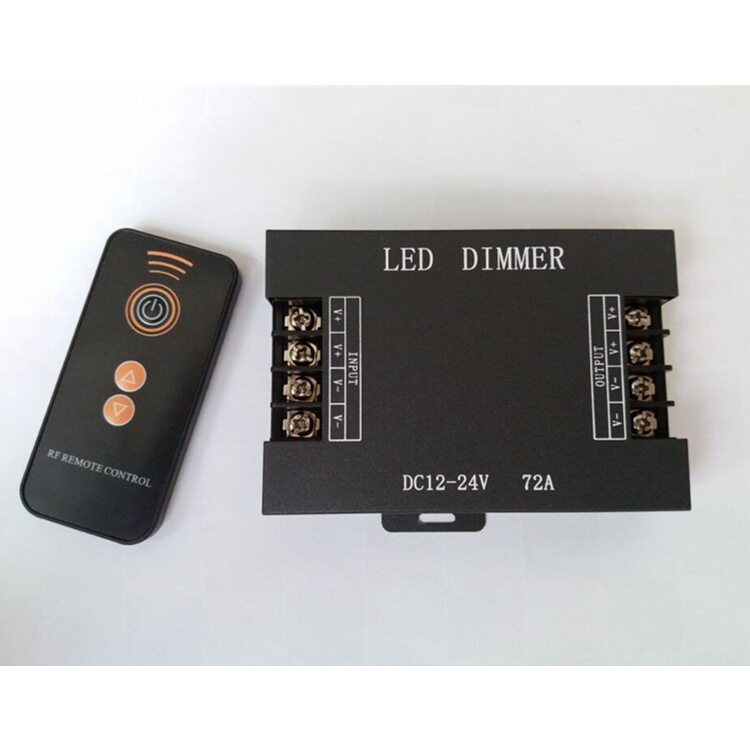 LED呼吸渐亮渐灭调光器12V穿孔灯门牌广告字展柜调光开关24V72A