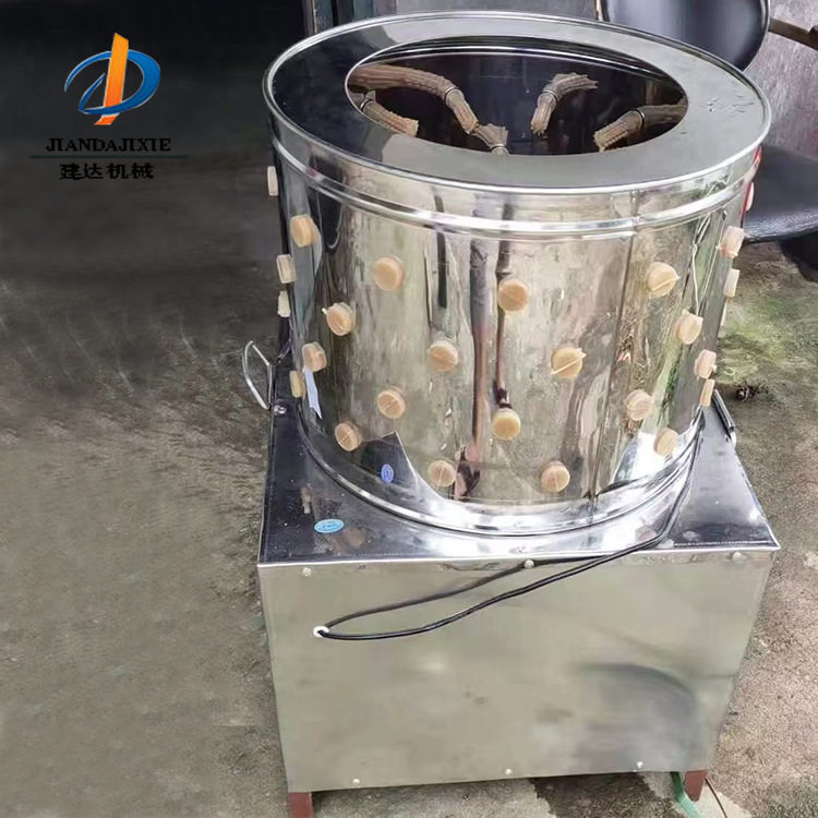 不锈钢立式鸡鸭拔毛器厂家现货家禽脱毛机商用小型杀鸡打毛机批发